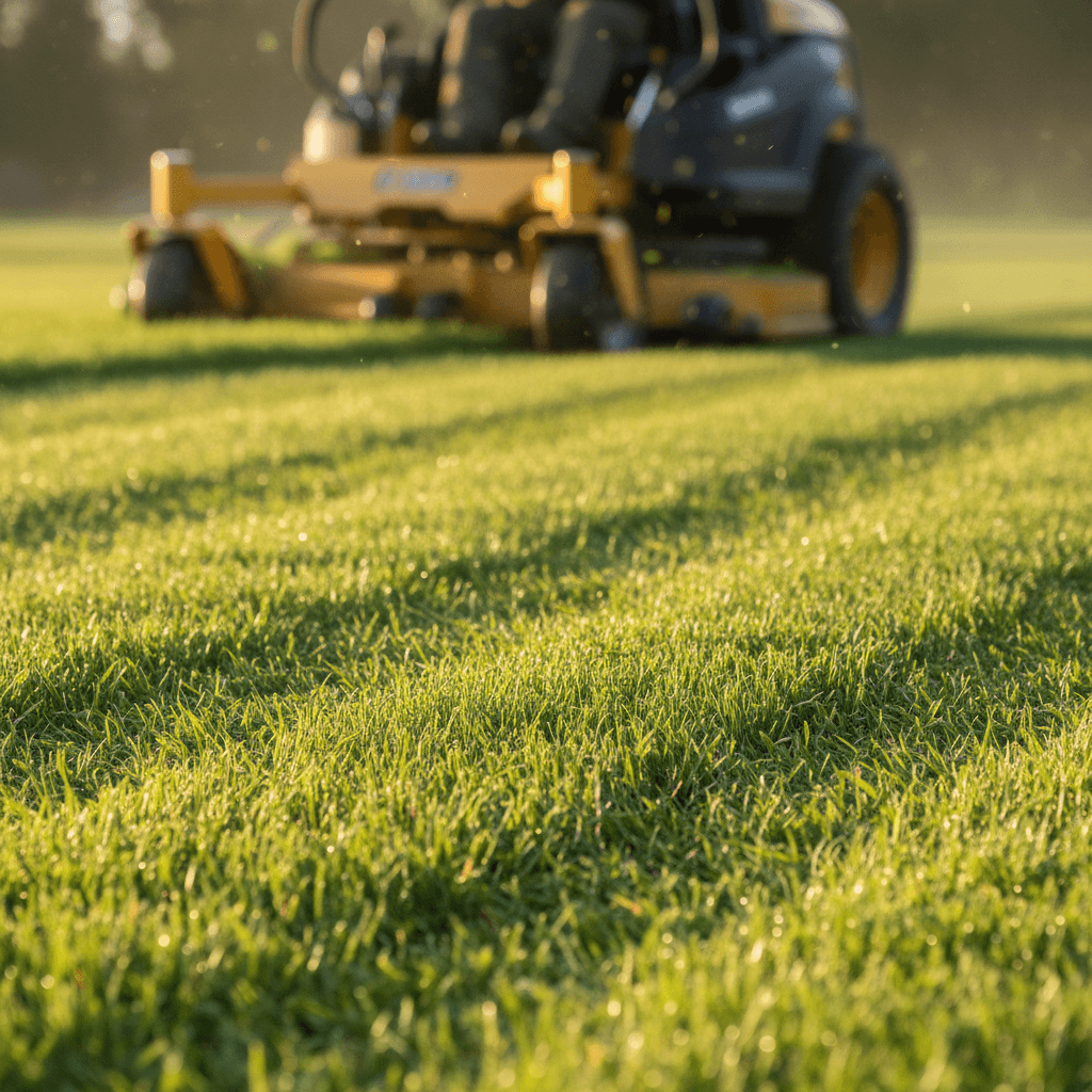 Professional lawn mowing and maintenance service