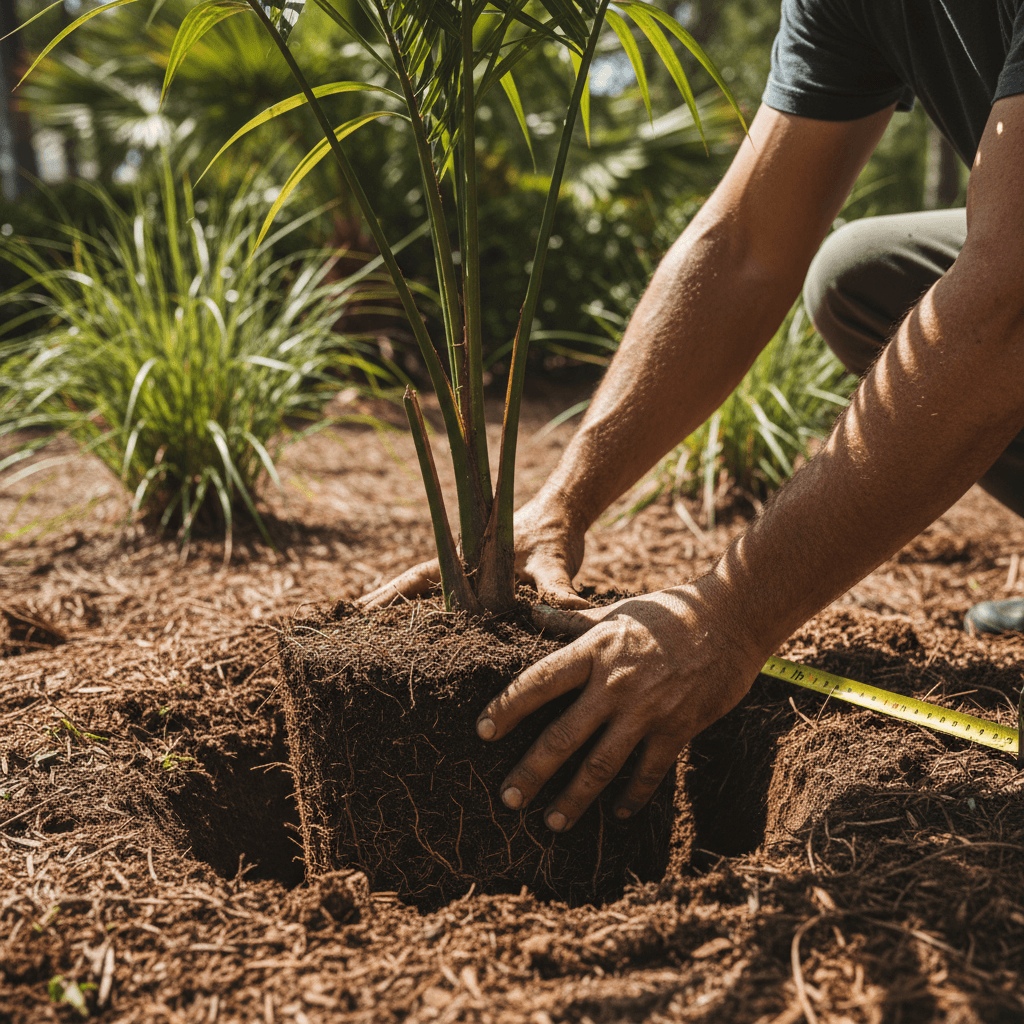 Professional tree and plant installation